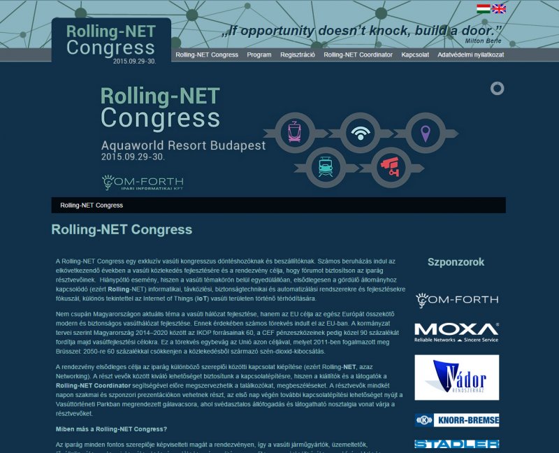 Rolling-NET Congress